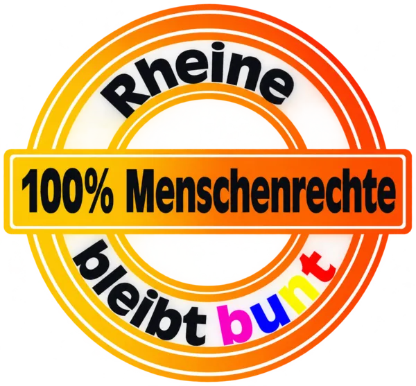 Rheine bleibt bunt, 100 % Menschenrechte